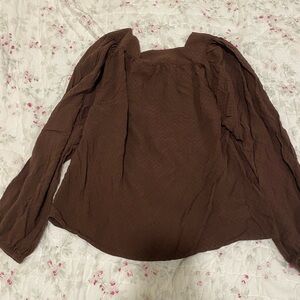 LOFT Chocolate Brown Women's Blouse